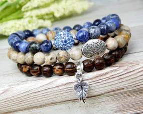 Stack Bracelets For Women - Earthy Jewelry - Nature Themed Jewelry