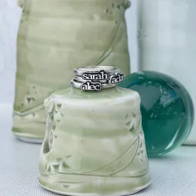 Sterling Silver Name Ring