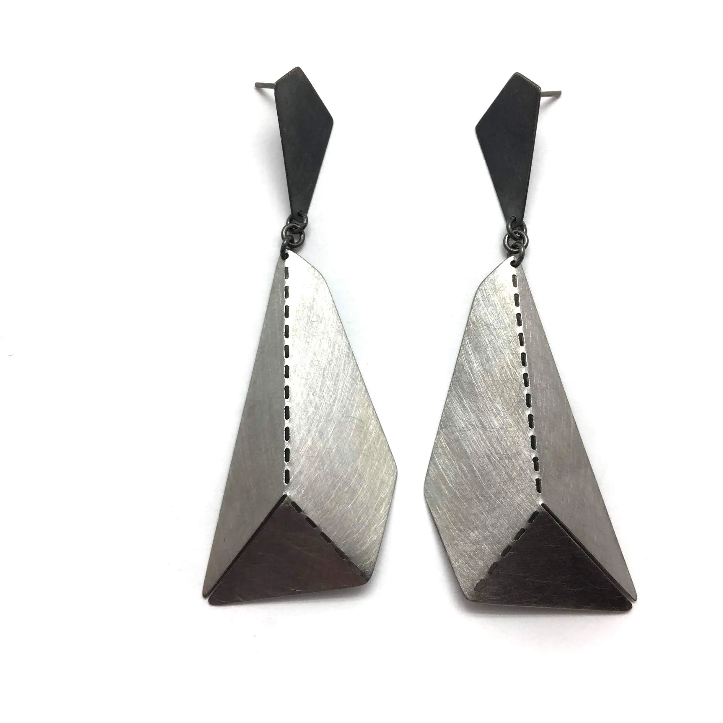 Tall Origami Earrings