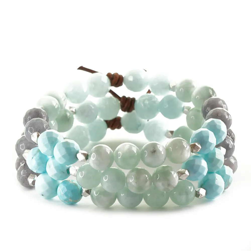 Thank You Bracelet - Aqua | Thank You Jewelry