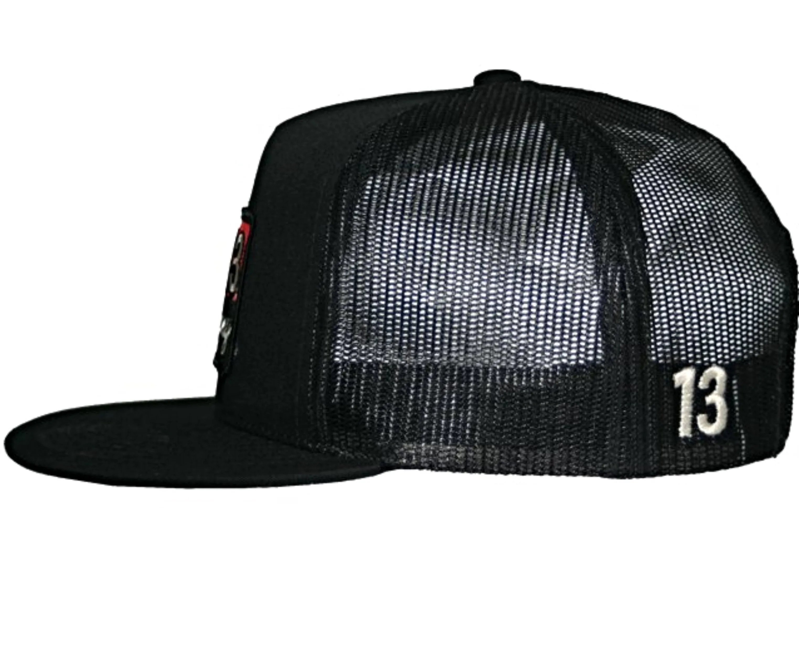 The BRICK Poplin/Mesh Trucker Cap - BLACK