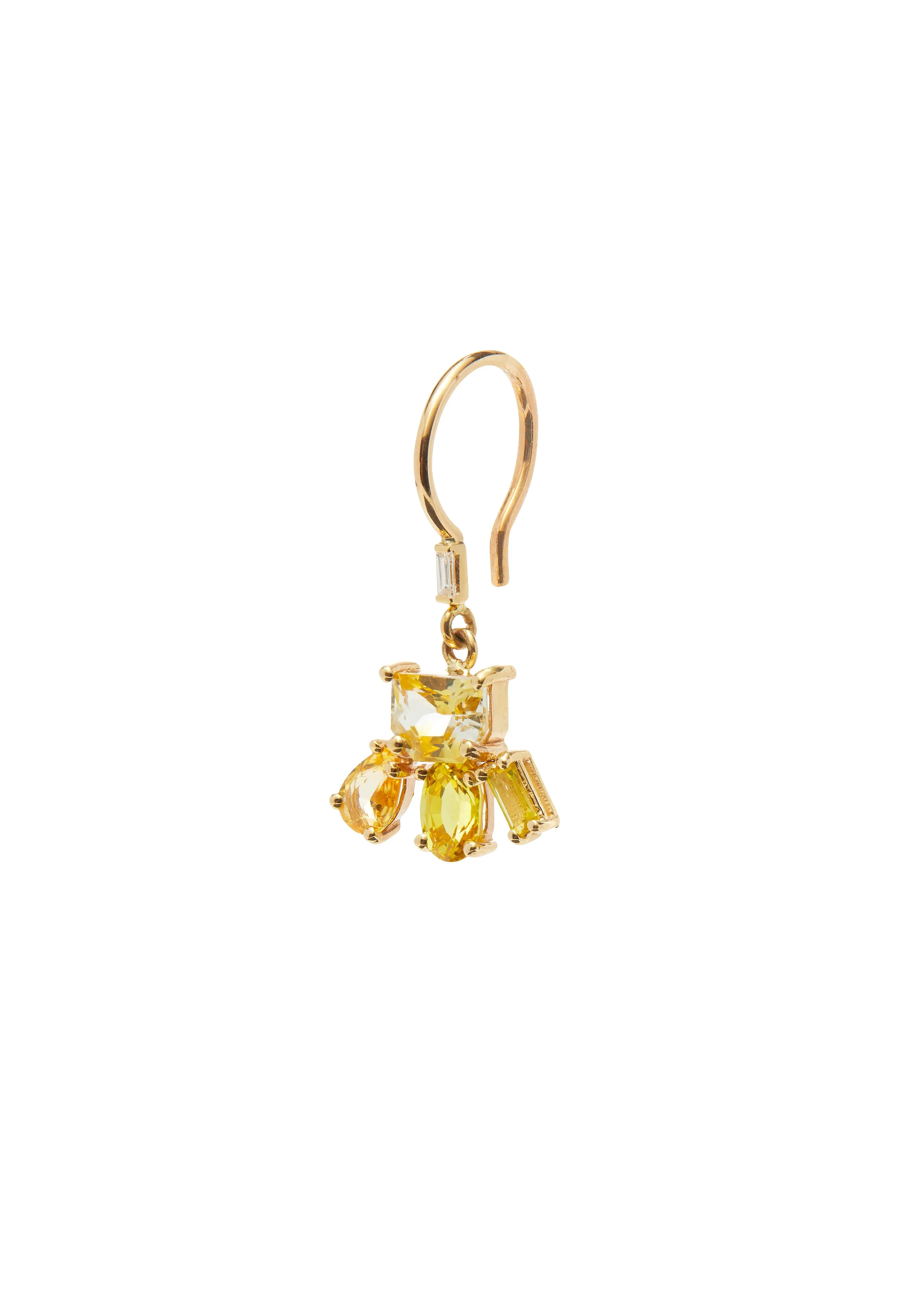 The Feliz Yellow Sapphire Drop Earrings