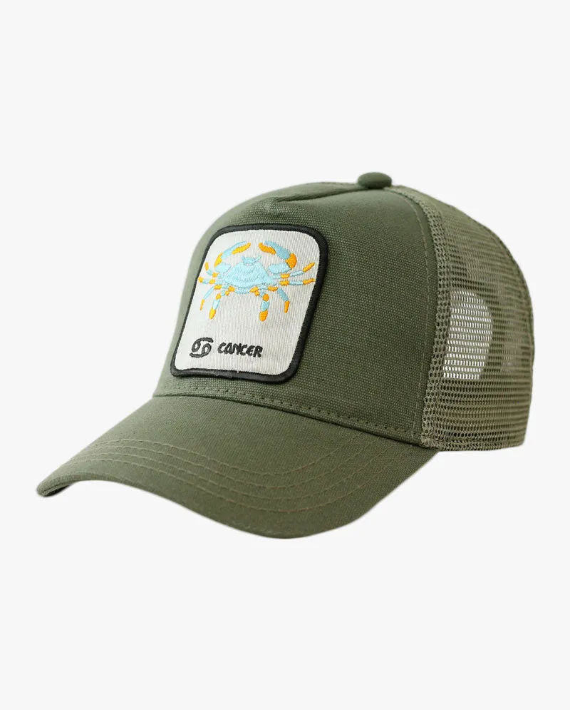 The Hat Depot - Cotton Mesh Back Zodiac Snapback Trucker Cap