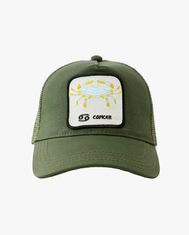 The Hat Depot - Cotton Mesh Back Zodiac Snapback Trucker Cap