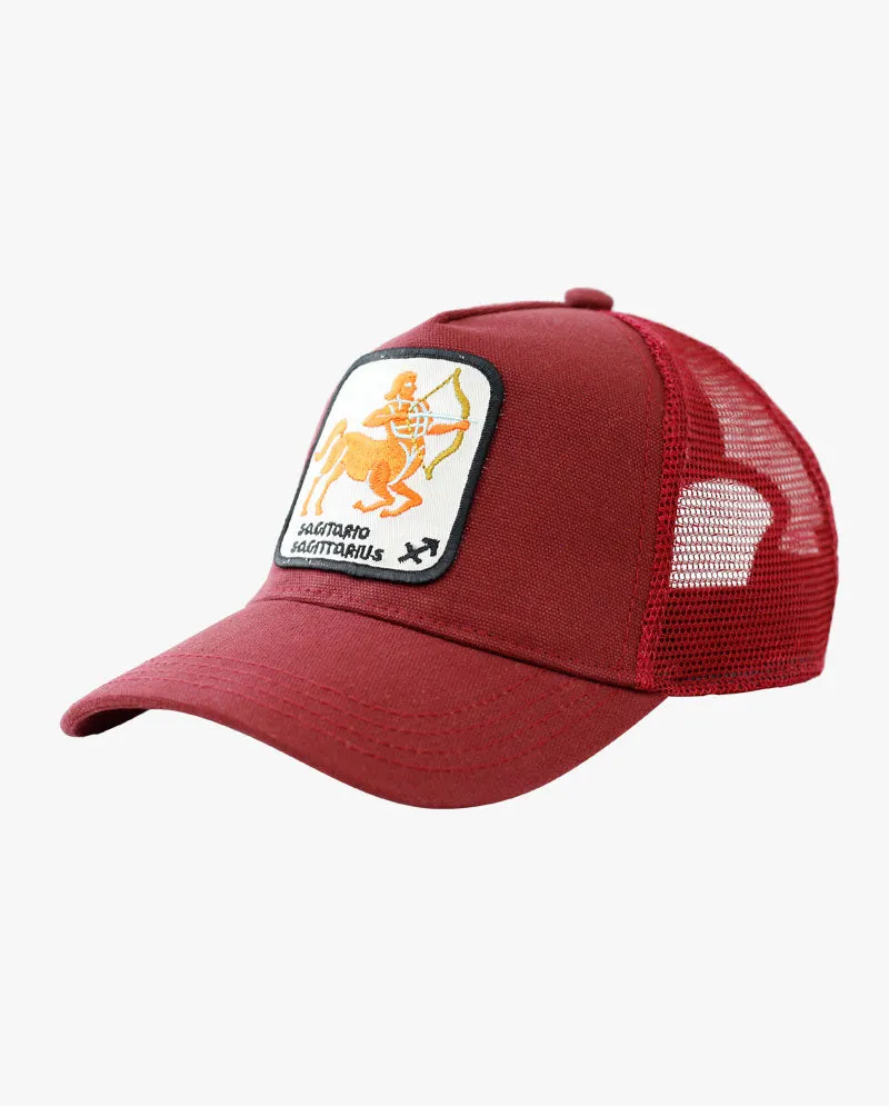 The Hat Depot - Cotton Mesh Back Zodiac Snapback Trucker Cap