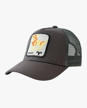 The Hat Depot - Cotton Mesh Back Zodiac Snapback Trucker Cap