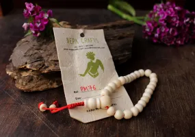 Tibetan White Bone Adjustable Bracelet