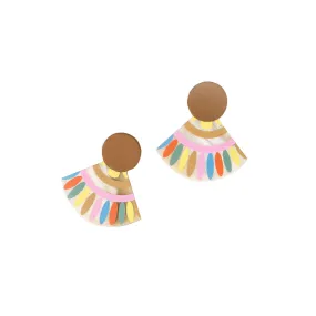 Tile Earrings - Spanish Sunset