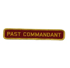 Uniform Cover Cap Strip Past Commandant