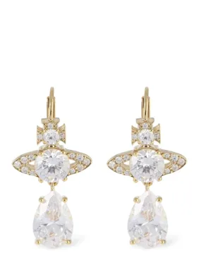 Vivienne Westwood   Ismene drop crystal earrings 