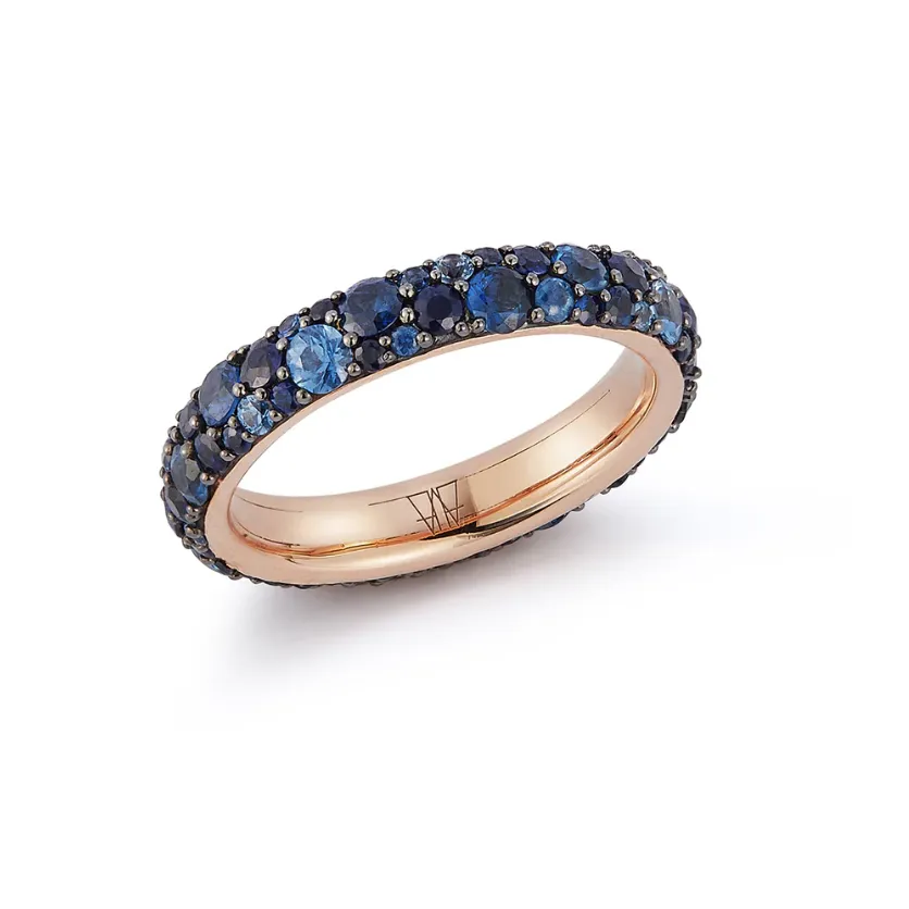 Walters Faith 'OC X WF' Blue Sapphire Band Ring