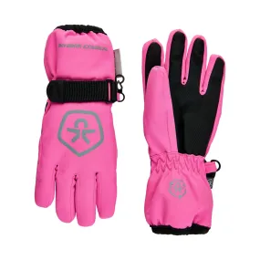 Waterproof Ski Gloves: Sugar Pink