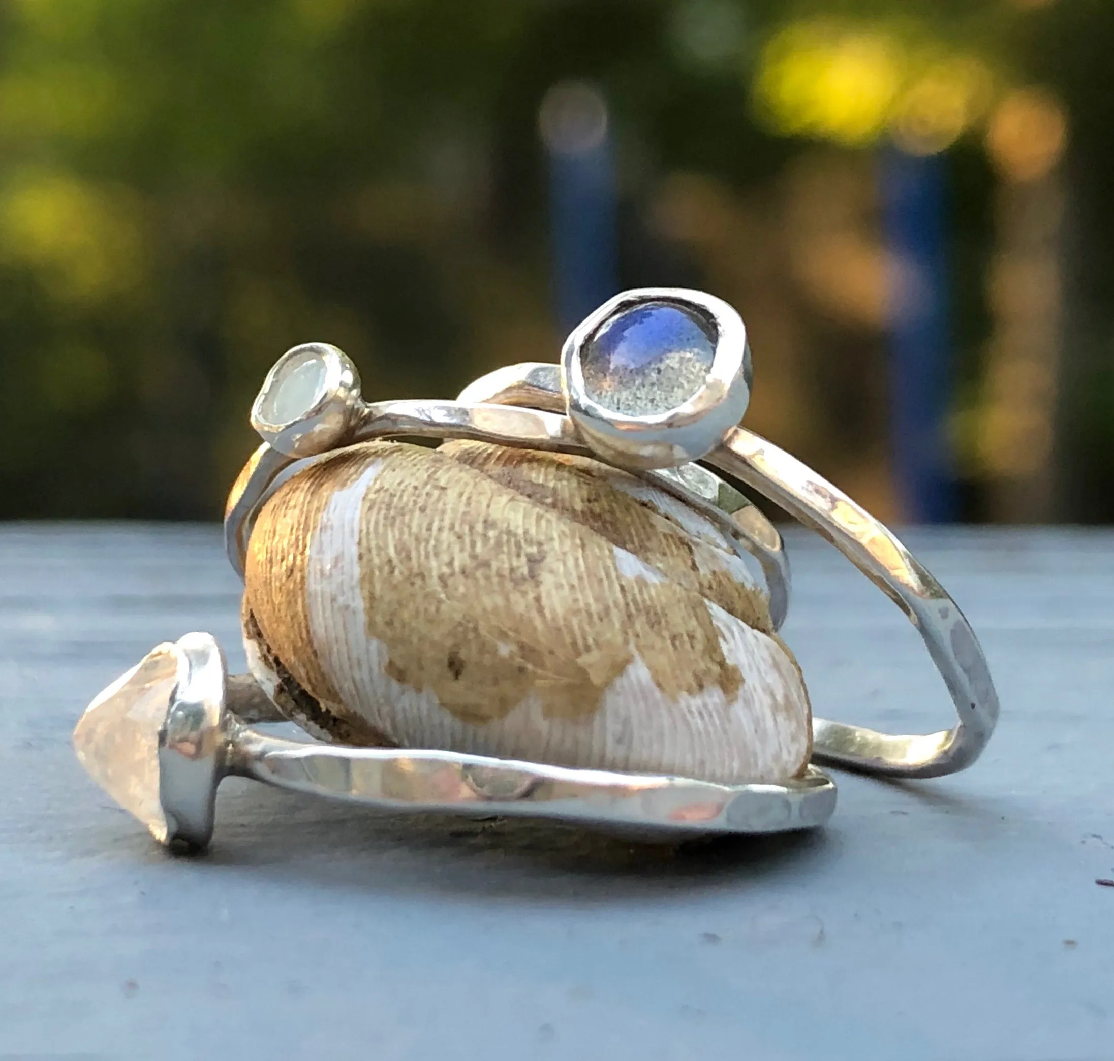 Willow - Labradorite Stacking Ring