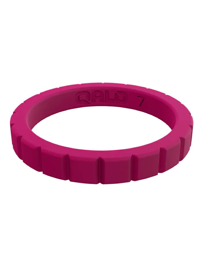 Women's Stackable Step Silicone Ring