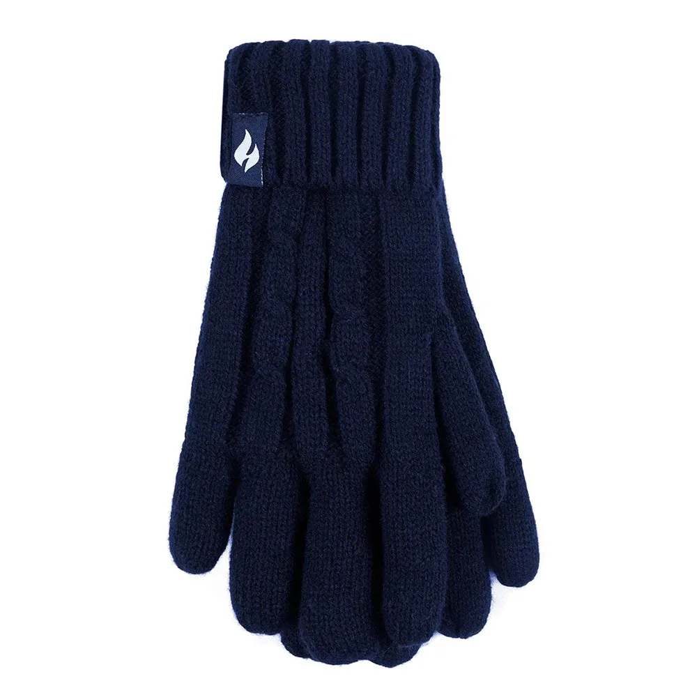 Women's Thermal Cable Knit Gloves LHHG94