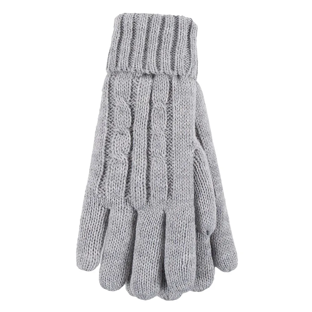 Women's Thermal Cable Knit Gloves LHHG94