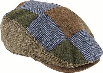 Wool Blend Patchwork Cap - Multi