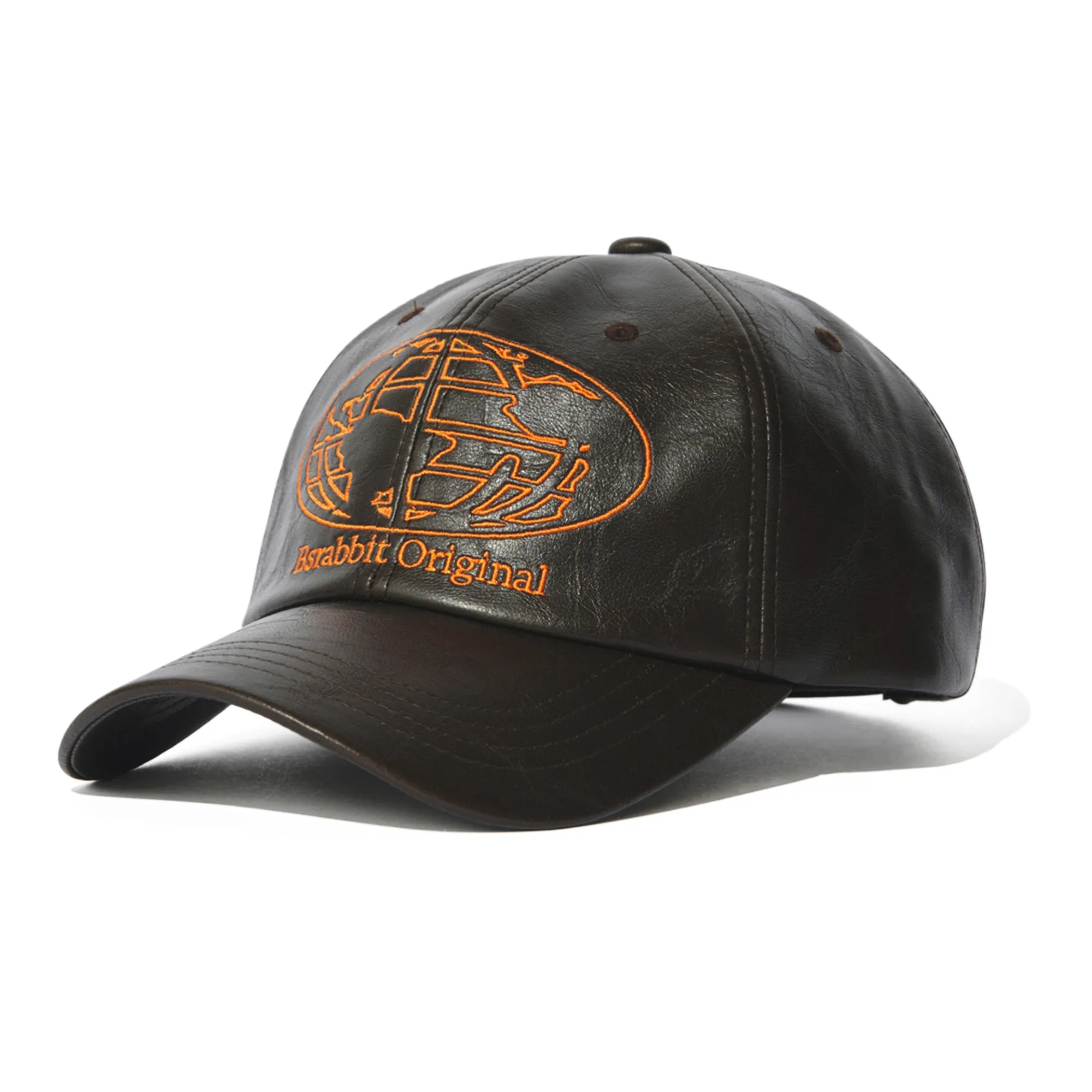 WORLDWIDE CAP VINTAGE LEATHER BROWN