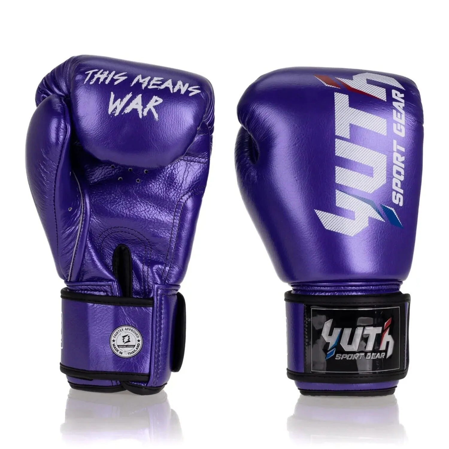 Yuth Sport Leather Muay Thai Boxing Gloves Adult